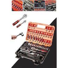Jack Power 1/4 Cırcırlı 53 Parça Lokma Anahtar Takımı Bits Uç Seti Tam Set STX-53PCS-SC