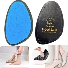 Foottab Ayakkabı Küçültme Pedi, Deri, Yüksek Topuklu Stiletto Ayakkabı Kaydırmaz Tabanlığı, 1 Çift