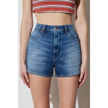 Wrangler Festival Regular Fit Normal Kesim %100 Pamuk Yüksek Bel Jean Kot Şort
