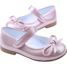 Papuç Sepeti ORTAÇ-2079 Kız Bebek Balerin Rugan Babet Ayakkabı