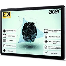 Acer Iconia Tab P10 4 GB Ram 64 GB 10.4" 2K (2000 x 1200 ) IPS  Yeni Nesil Android Tablet  NT.LFQEY.001