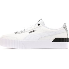 Puma Kadın Puma White-Puma Black Puma Carina Lift Reptile Beyaz Kadın Günlük Spor Ayakkabı