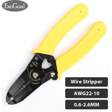 Teenspirit Esogoal Wire Stripp-Er Otomatik Tel Kesici Stripp-Er Pense Elektrik Kablosu Crimper Terminal Aracı (Yurt Dışından)