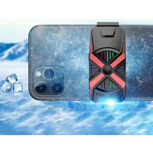 Teenspirit Çift Soğutmalı Telefon Soğutucu Fan Renkli LED Işıklı Yarı Iletken Pubg 4 5 Inç Ila 7 Inç Telefon Için Soğutma Soğutucu Tak ve Çalıştır (Yurt Dışından)