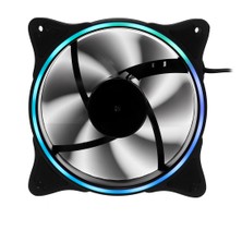 Teenspirit Dayanıklı Bilgisayar Aksesuarları 7 Renk 120MM Pc Kasa Fanı Bilgisayar Ultra Sessiz LED Işık Soğutucu Soğutucu Fanı (Yurt Dışından)