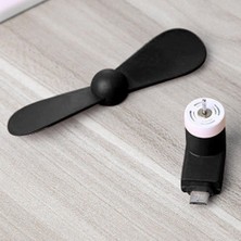 Teenspirit Te Mini Taşınabilir Serin Mikro USB Fanı 5V 1W Cep Telefonu Hayranları Düşük Ses (Yurt Dışından)