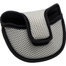 Yolanda Taşınabilir Golf Putter Mallet Kafa Kapağı Headcover Naylon Mesh Putter Koruyucu Gri (Yurt Dışından)