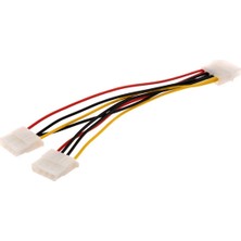 Teenspirit Bilgisayar Molex 4 Piny Ayırıcı Kablo ve Sata Tedarikdişi - Molex Erkek Adaptör Dönüştürücü Kablosu, 6 Inç (Yurt Dışından)