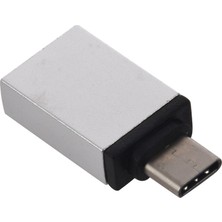 Teenspirit Alaşımlı USB 3.1 Tip C Erkek - USB 3.0 Kadın Otg Veri Şarj Adaptörü Dönüştürücü (Yurt Dışından)