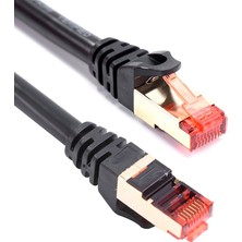 Teenspirit 5 Metre Cat7 Ethernet Kablosu Kırmızı Başlıklı Ağ Kablosu Lan Kablosu Stp RJ45 Ağ Kablosu (Yurt Dışından)