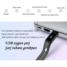 Teenspirit Topone Honor Akıllı Bileklik Nabız Tansiyon Izleme Bilekliği 5i Renkli Kadran USB Şarjlı Spor Saati () (Yurt Dışından)