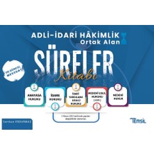 Temsil Kitap Adli-Idari Hakimlik Ortak Alan Süreler Kitabı