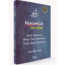 Imtiyaz Hakimlik Ders Notları Vergi Hukuku- Vergi Usul Hukuku- Türk Vergi Sistemi