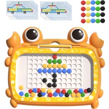 Fenteer Büyük Doodle Board Çocuklar Toddler Için Tahta Çizim 4 Yaşındaki Parti 50 Boncuk Turuncu (Yurt Dışından)