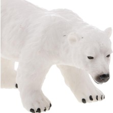 Fenteer Gerçekçi Polar Bear Vahşi Hayvanat Bahçesi Hayvan Model Şekil Çocuk Eğitim Oyuncak Model (Yurt Dışından)