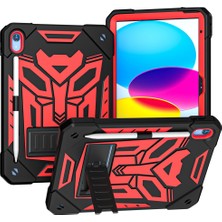 Xhappy iPad 10. Nesil Iki Renkli Tablet Koruyucu Kapak Transformers Darbeye Dayanıklı Silikon Kılıf (Yurt Dışından)