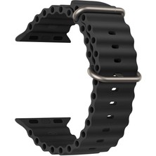 Fitcase Apple Watch 38/40/41 mm Uyumlu Ocean Silikon Kordon