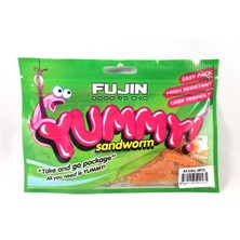Fujın Yummy Sandworm 7cm Lrf Silikonu Natural
