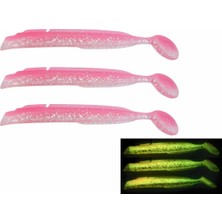Fujin Salt Eel Body 13CM X3 Silikon Yem Gövde 035 - Pinky