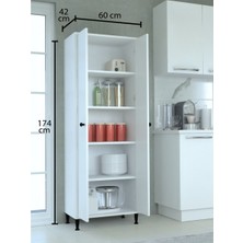 Mobilique Çok Amaçlı Ilıca Dolap Montajsız Çok Renkli