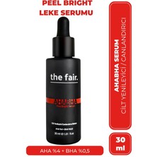 the fair. Ahabha Peel Bright Cilt Bakım Serumu 30 ml