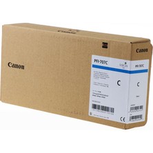 Canon PFI-707 C (Cyan) Mavi Plotter Orijinal Mürekkep Kartuş 700 Ml. (9822B001)