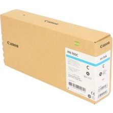 Canon PFI-703 C (Cyan) Mavi Plotter Orijinal Mürekkep Kartuş 700 Ml. (2964B001)