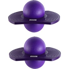 Fenteer 2 Paket Dengesi Pogo Atlama Egzersizi Alan Fitness Topu Çocuklar Için Yetişkinler Arka Bahçe Aktivitesi –purple (Yurt Dışından)