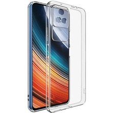 Wowacs Xiaomi Poco F4 ile Uyumlu Kılıf Şeffaf Kamera Korumalı Esnek Silikon Telefon Kılıfı Kapak