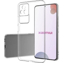 Wowacs Xiaomi Poco F4 ile Uyumlu Kılıf Şeffaf Kamera Korumalı Esnek Silikon Telefon Kılıfı Kapak