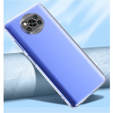 Wowacs Xiaomi Poco X3 Pro ile Uyumlu Kılıf Şeffaf Kamera Korumalı Esnek Silikon Telefon Kılıfı Kapak