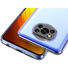 Wowacs Xiaomi Poco X3 Pro ile Uyumlu Kılıf Şeffaf Kamera Korumalı Esnek Silikon Telefon Kılıfı Kapak