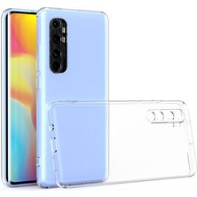 Wowacs Xiaomi Mi Note 10 Lite ile Uyumlu Kılıf Şeffaf Kamera Korumalı Esnek Silikon Telefon Kılıfı Kapak