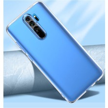 Wowacs Xiaomi Redmi Note 8 Pro ile Uyumlu Kılıf Şeffaf Kamera Korumalı Esnek Silikon Telefon Kılıfı Kapak