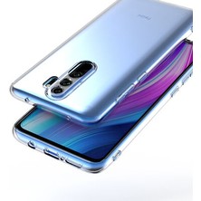 Wowacs Xiaomi Redmi Note 8 Pro ile Uyumlu Kılıf Şeffaf Kamera Korumalı Esnek Silikon Telefon Kılıfı Kapak