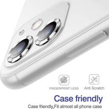 Babilden iPhone 11 Alüminyum Alaşım Çerçeveli Tempered Glass Kamera Lens Koruyucu