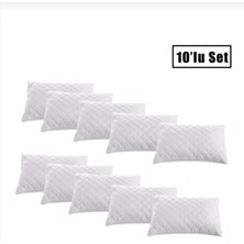 AY Home   SIVI GEÇİRMEZ  YASTIK  ALEZİ  KAPITONELİ   10 ADET  PAMUKLU