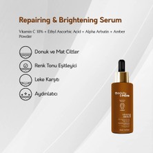 Beauty&More Amber Venüs Shine Onarıcı ve Aydınlatıcı Vitamin C Serum 30 ml Vit C 10%+ Ethyl Ascorbic Acid + Alpha Arbutin + Amber Powder