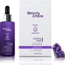 Beauty&More Ametist Crystal Pure Canlandırıcı ve Cilt Tonu Eşitleyici Yüz Peeling Serumu 30 ml AHA 10% + BHA 2%+ Salix Alba Bark Extract+ Ametist Powder