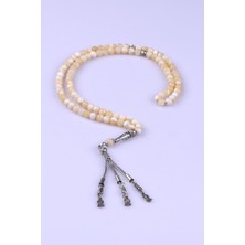 Alibaba Doğaltaş Aragonit Doğal Taş 99'lu Tesbih 6 mm Küre Kesim