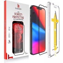 Babilden Apple iPhone Için Tasarlanmış Kolay Kurulum Uçtan Kenara Kapsama Tam Koruma Dayanıklı Temperli Cam