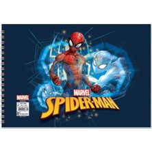 Keskin Color Spiderman Resim Defteri - Siyah Defter