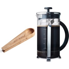 Aerolatte French Press / Cafetière, 8-Cup / 1000 ml ve Klipsli Kahve Ölçü Kaşığı