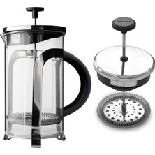 Aerolatte French Press / Cafetière, 8-Cup / 1000 ml ve Klipsli Kahve Ölçü Kaşığı