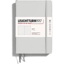 Leuchttrum 1917 Medium(A5) Yumuşak Kapak, Noktalı, 123 Numaralandırılmış Sayfa Defter Light Grey 367263