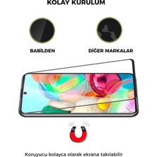 Babilden Samsung Için Tasarlanmış Uçtan Kenara Kapsama Tam Koruma Dayanıklı Temperli Cam