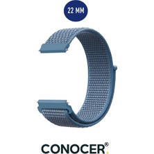 Furenfa Samsung Gear S3 Frontier-Classic/ Samsung Galaxy Watch 3 (45MM)- Watch 1 (46MM) Hasır Dokuma Kordon