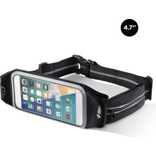 Ttec Easyfit Belt Telefon Cepli Spor Bel Çantası 4.7 Inç 2PNS123SO - Siyah