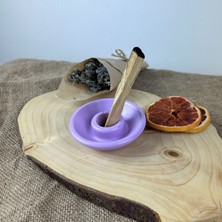 Oasis Decoration Beton Palo Santo Tütsülük, Ağaç ve Çubuk Tütsü Için Tütsü Tabağı