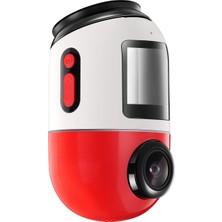 70MAI X200 Omni 64GB 360° Dönebilen Araç Içi Kamera - Kırmızı & Beyaz
